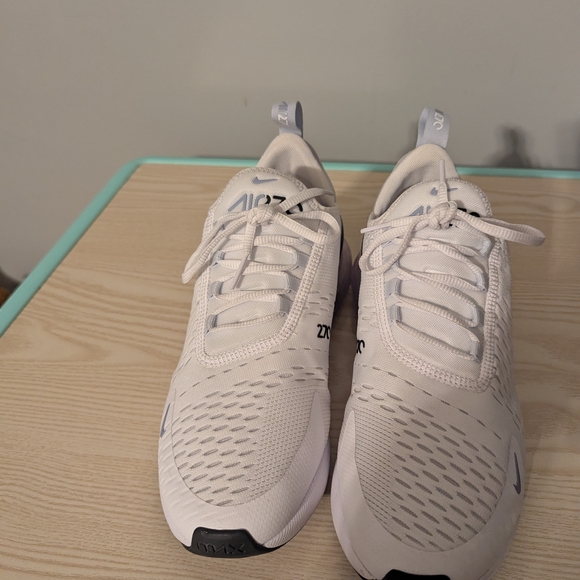 Nike Air Max 270 White Sneakers - Picture 6 of 8